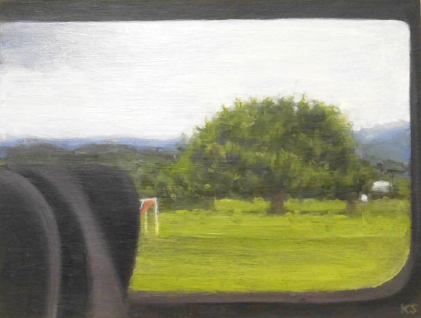 View (3), 2013  17 x 22.5 cm  Oil on panel  SOLD